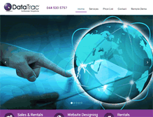 Tablet Screenshot of datatrac.co.za